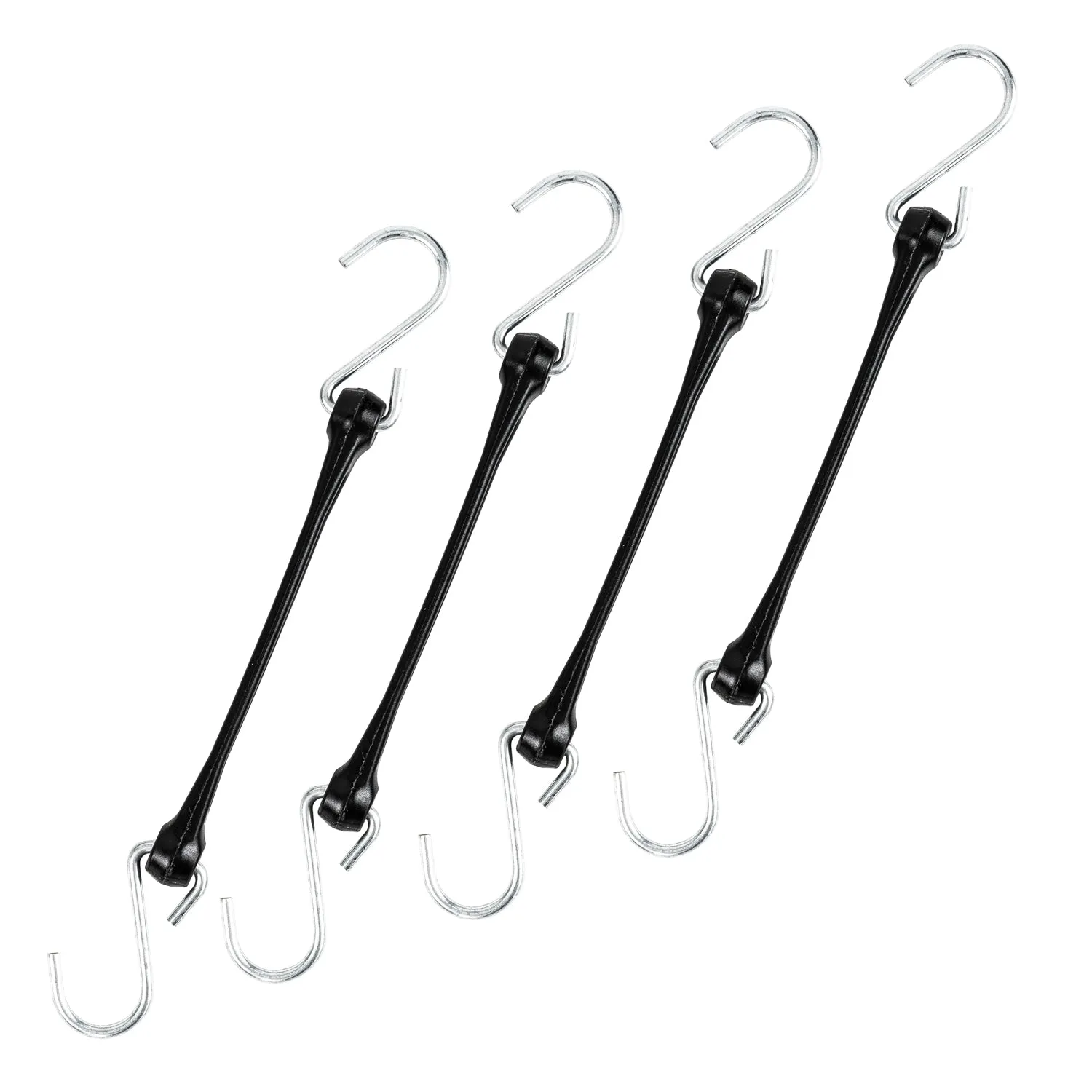 12" Heavy Duty Poly Bungee Strap 4 Pack