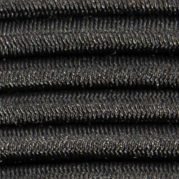 1/8''-3mm Black Polyester Shock Cord 100 ft