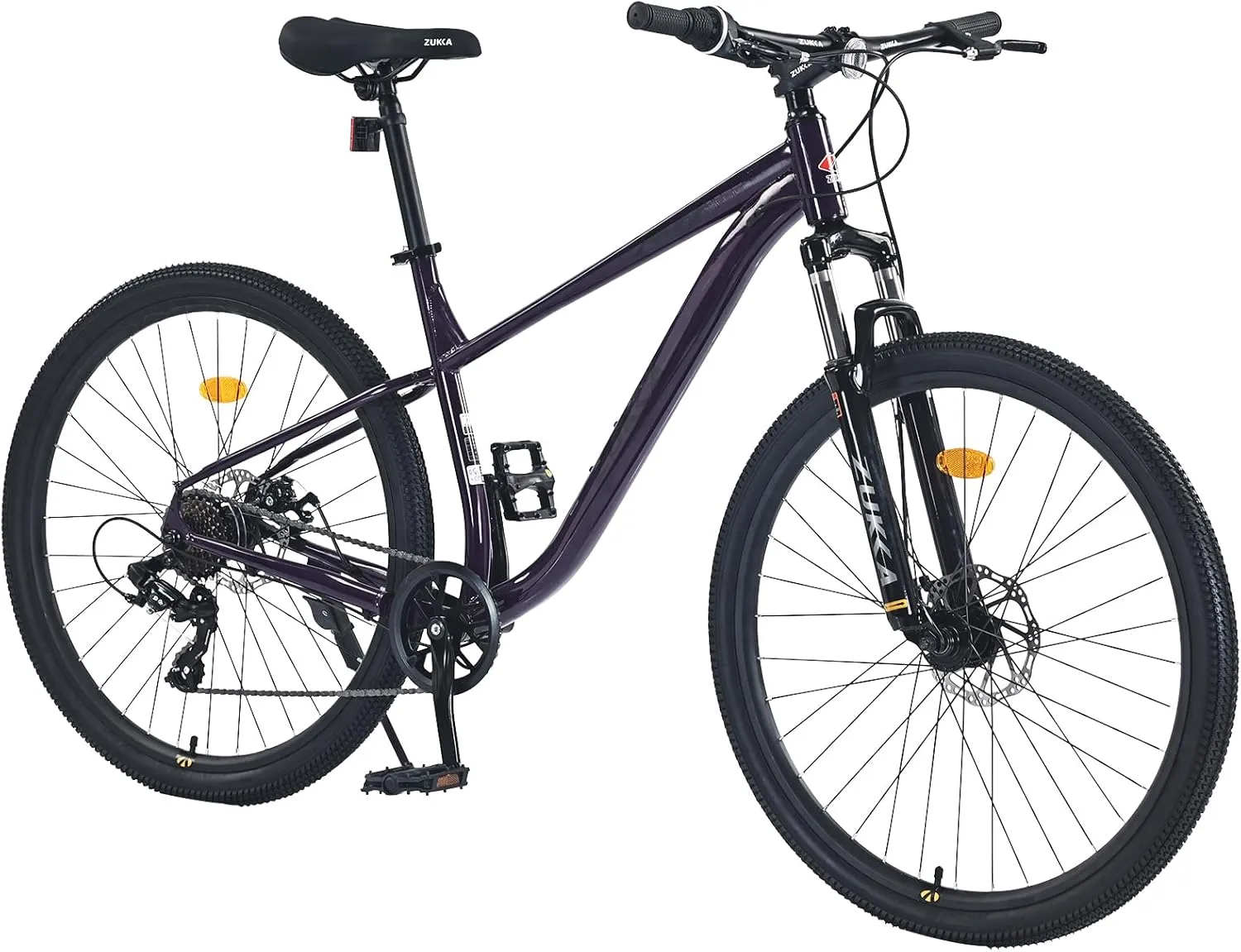 27.5/29 Inch Mountain Bike, Single Speed/ 8 Speeds MTB, Steel Frame, Front Suspension Fork, Disc Brake Bicycle for Women Men Adult,Multi Color