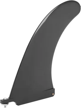 9inch Surfboard Fin, Eco Friendly PVC Watershed Balancing Rudder Surfboard Fin, SUP Boards Paddle Board Fin Watershed Balancing Surfboard Accessory Black for Long Board Inflatable Canoe