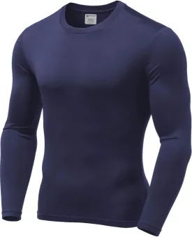 9M Mens Ultra Soft Thermal Shirt - Compression Baselayer Crew Neck Top - Fleece Lined Long Sleeve Underwear