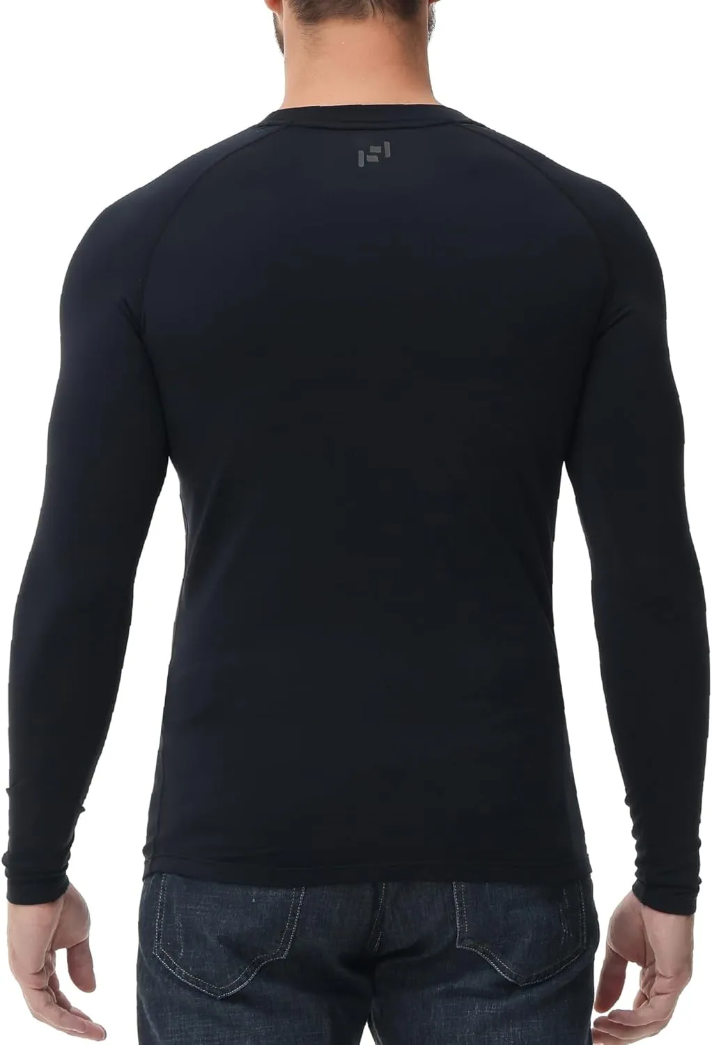 ADOREISM Men's Long Sleeve Thermal Underwear Tops Moisture Wicking Base Layer Thermal Slim Fit Athletic Shirts for Men