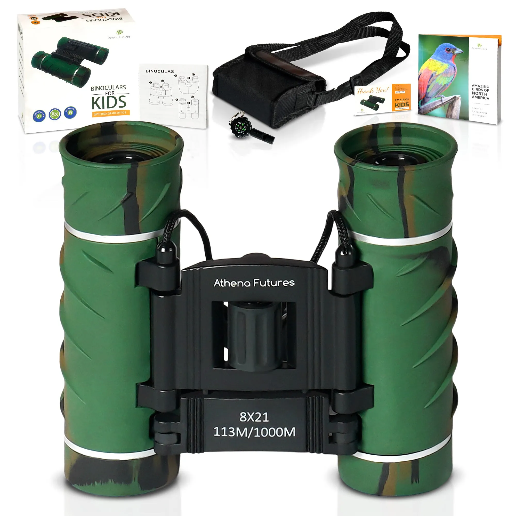 Binoculars For Kids 8X21 Compact Camouflage With High Grade Optics