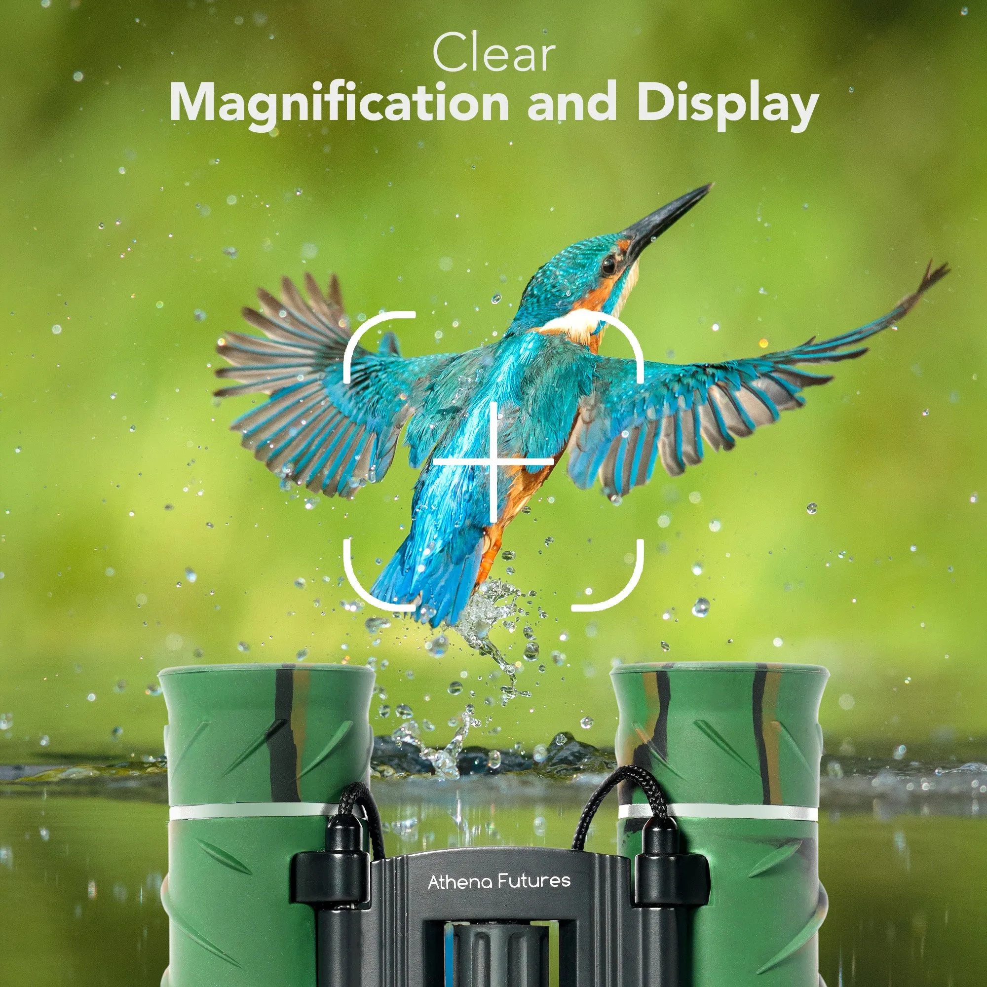 Binoculars For Kids 8X21 Compact Camouflage With High Grade Optics