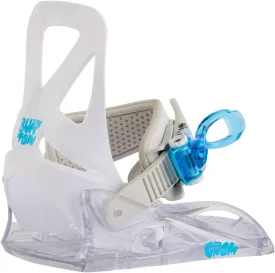 BURTON Grom Disc Kids Snowboard Bindings White Sz M