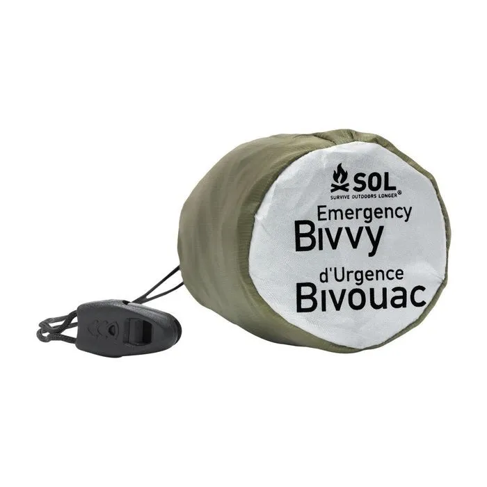 Emergency Bivvy with Rescue Whistle