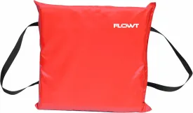 Flowt Boat Seat Cushion and Throw Cushion for Boat Safety  USCG Approved Type IV, Life Cushion for Boat, Durable, Comfortable Boat Seat Cushions for Kayaks, Paddle Board, Canoe and Boating - Red