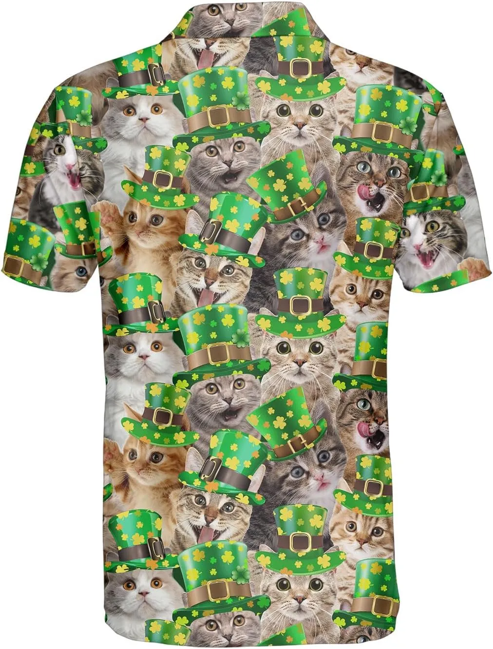 Funny Golf Shirts for Men Dry Fit, Tropical Hawaiian Golf Polo Shirt, Mens Golf Polos Golfing