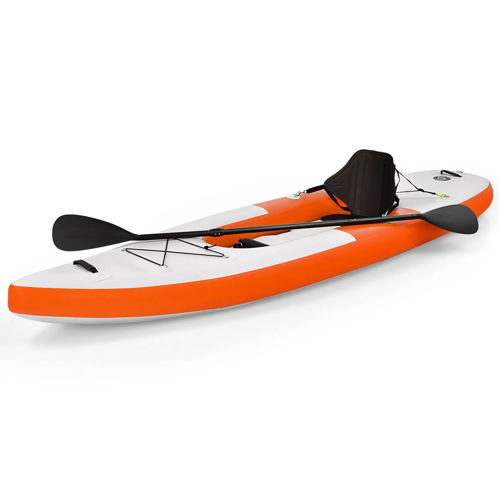 Inflatable Single Seat Paddle Kayak On Canoe