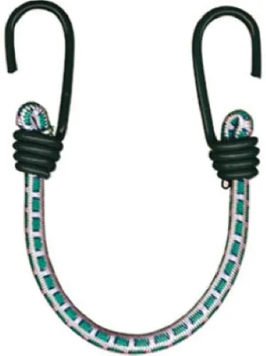 Keeper 06014 13" Bungee Cord With Heavy Duty Coated Steel Hooks - Quantity of 10