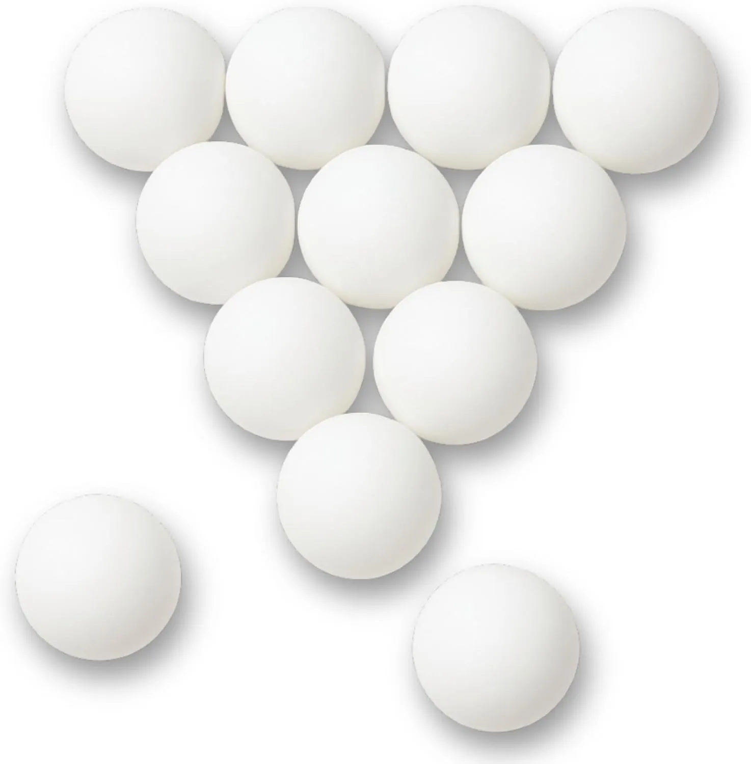 Liberty Imports Pack of 12 Beer Ping Pong Balls - White Table Tennis Balls - Lightweight Durable Seamless Bulk for Party Carnival Games. Entertainment, Decorations, Crafts Activities