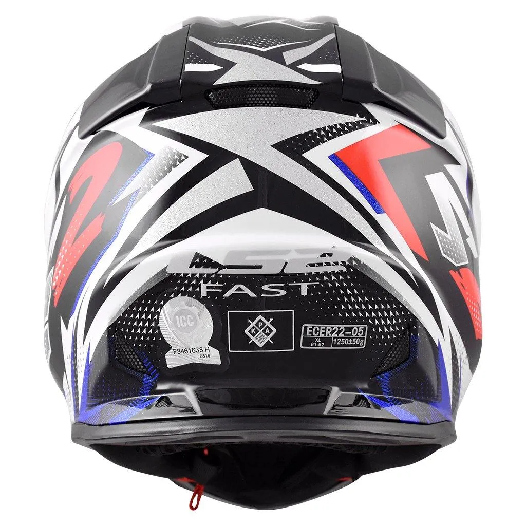 LS2 MX437 FAST MOTORCYCLE MOTARD HELMET