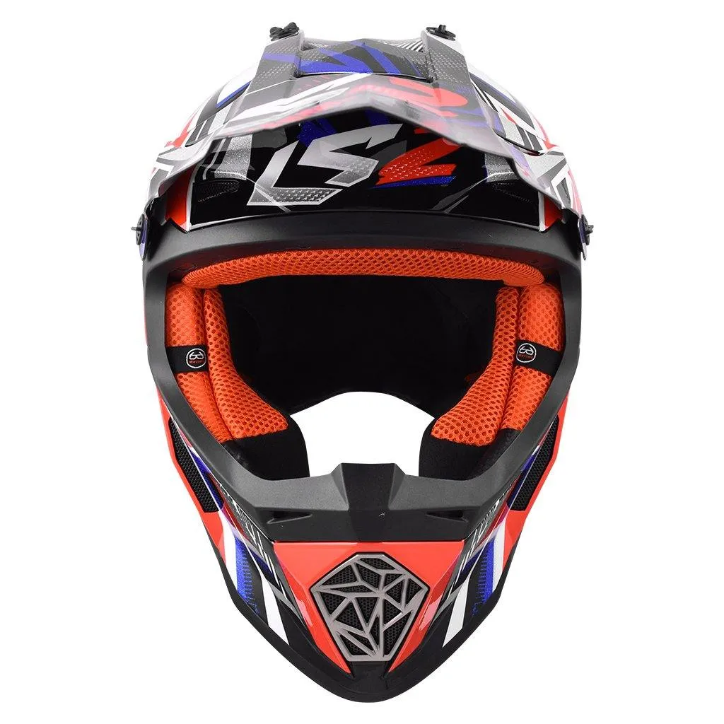 LS2 MX437 FAST MOTORCYCLE MOTARD HELMET