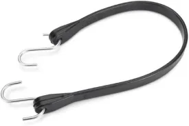 Max MM11 35" Black EPDM Rubber Tarp Bungee Cord Straps - Quantity of 60