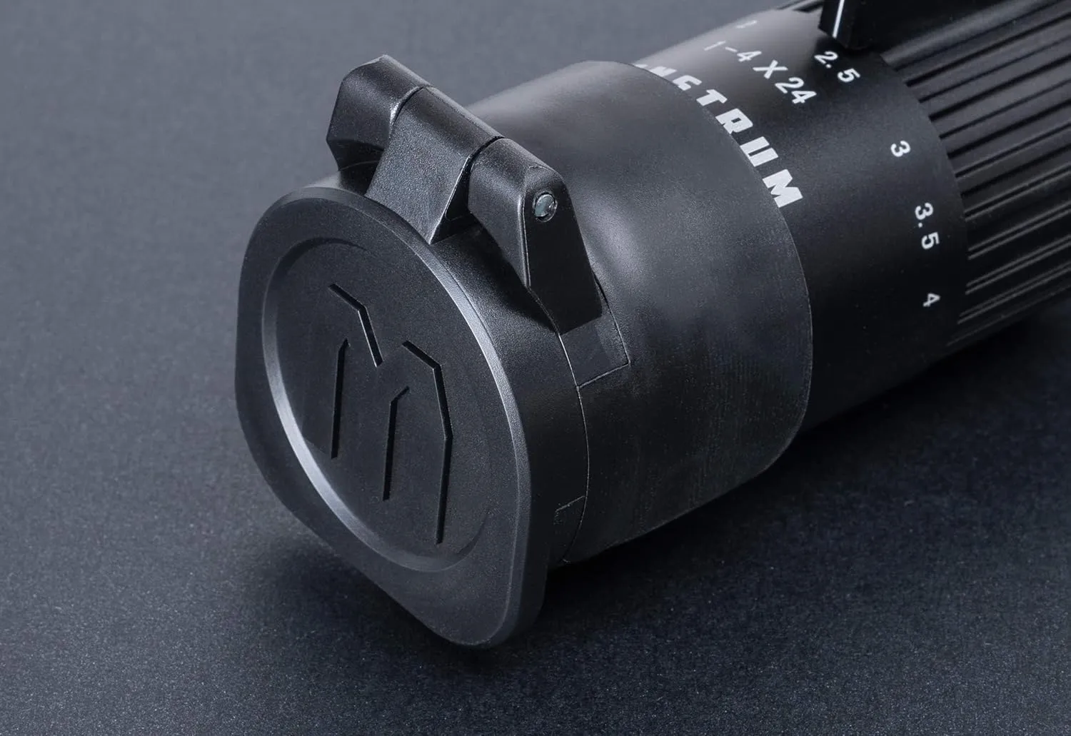 Monstrum Rubberized Flip-Up Rifle Scope Lens Covers