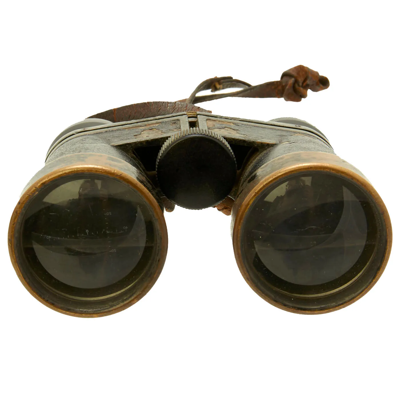 Original Imperial Japanese Army WWII Binoculars Lot - 4x10 Rangefinder & 7x50mm - Set of 2