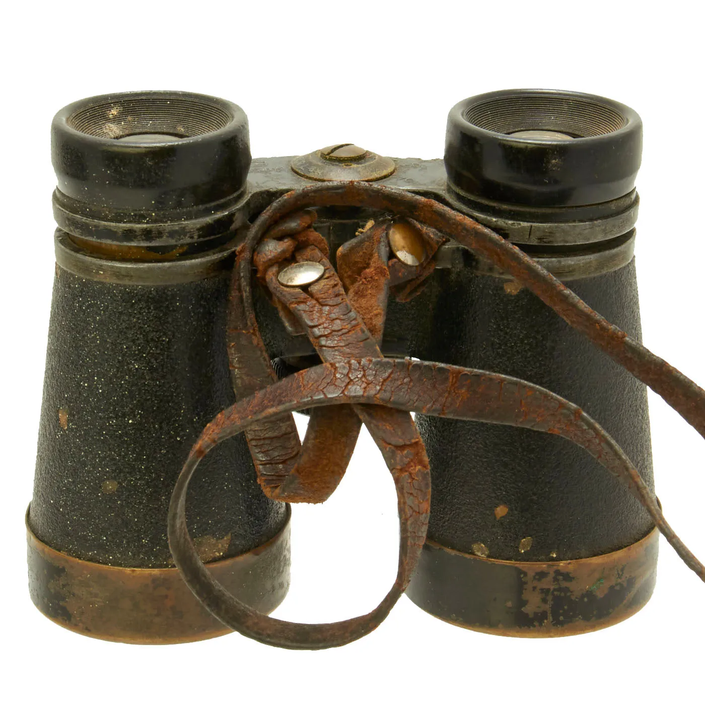 Original Imperial Japanese Army WWII Binoculars Lot - 4x10 Rangefinder & 7x50mm - Set of 2