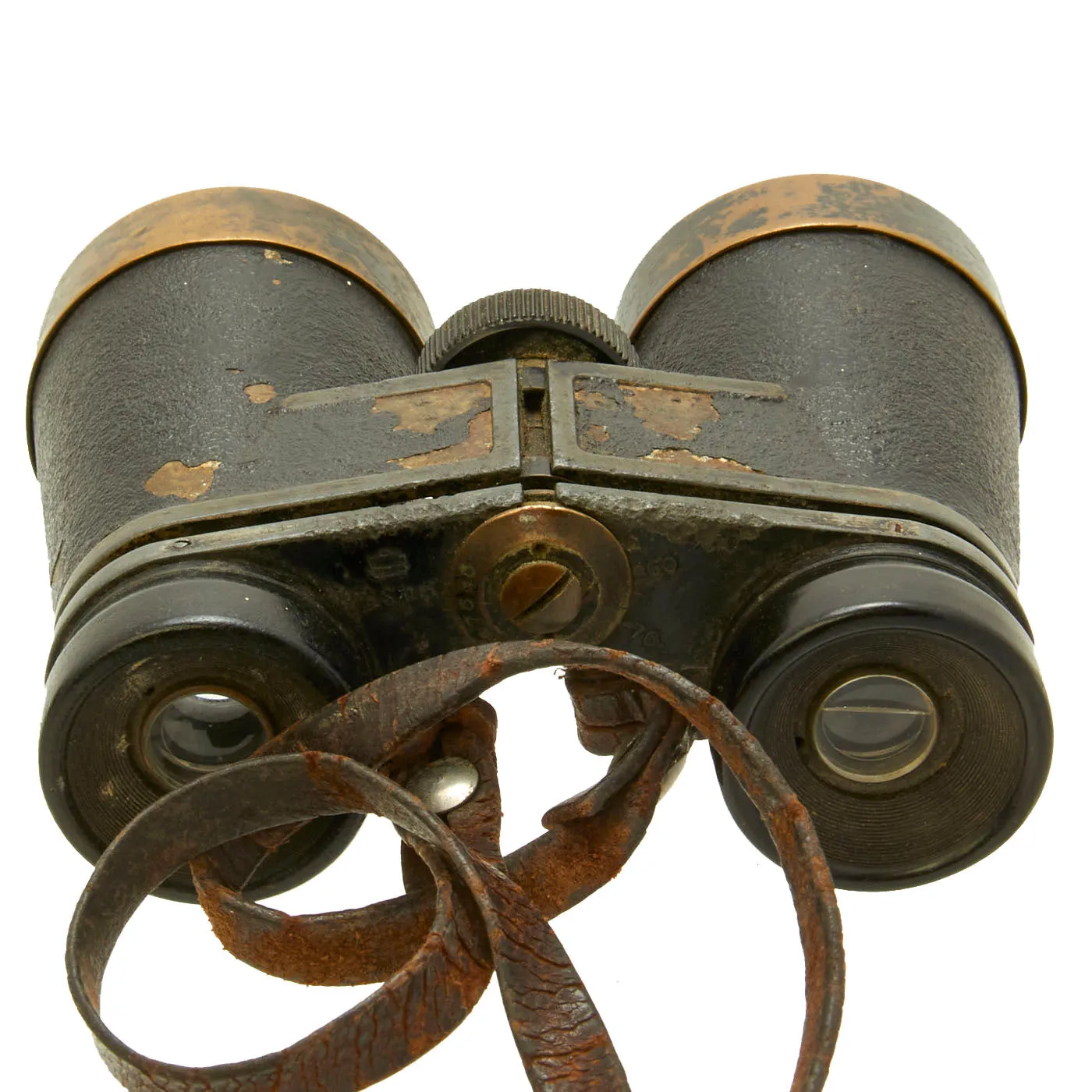 Original Imperial Japanese Army WWII Binoculars Lot - 4x10 Rangefinder & 7x50mm - Set of 2