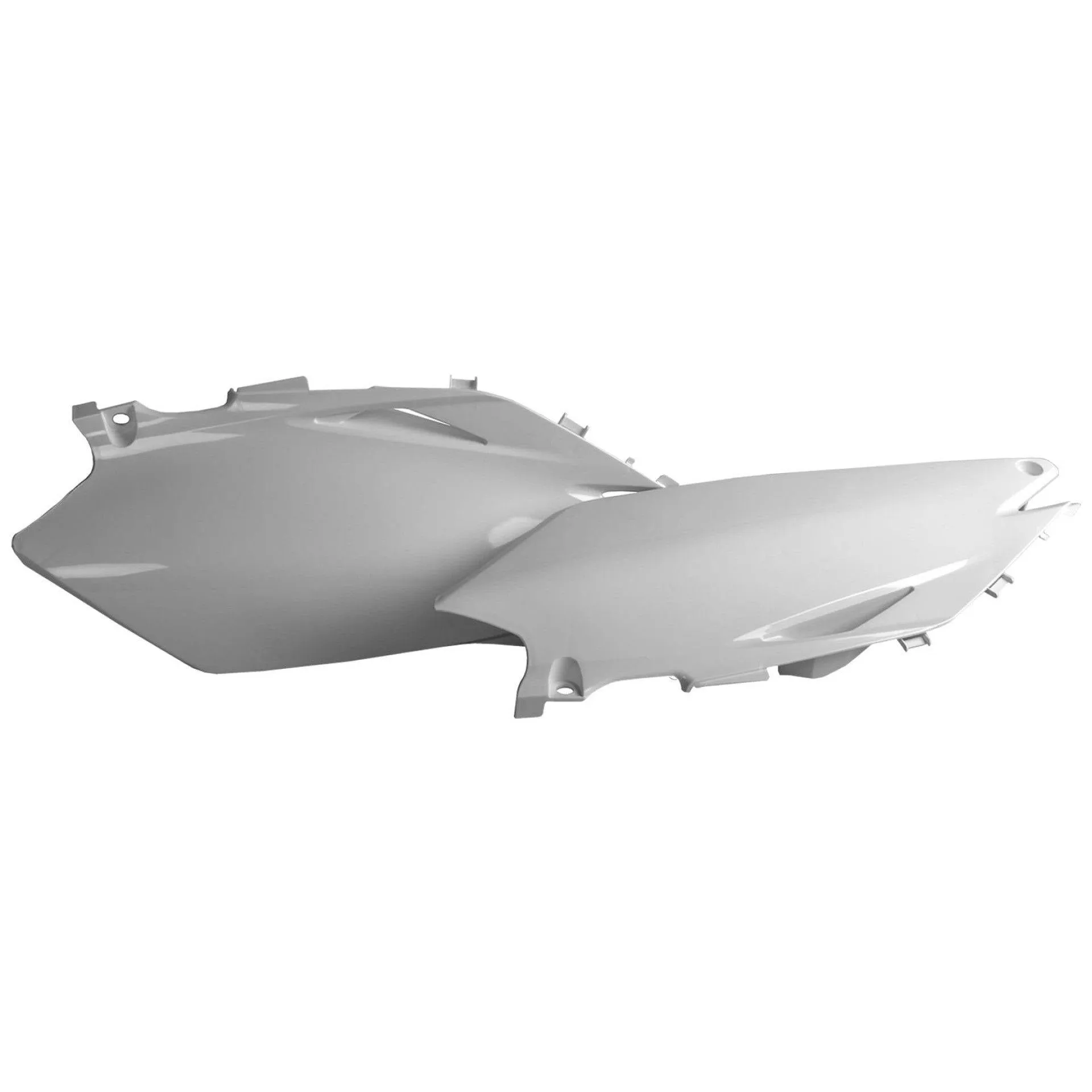 POLISPORT HONDA CRF250R - SIDE PANELS WHITE - '10--