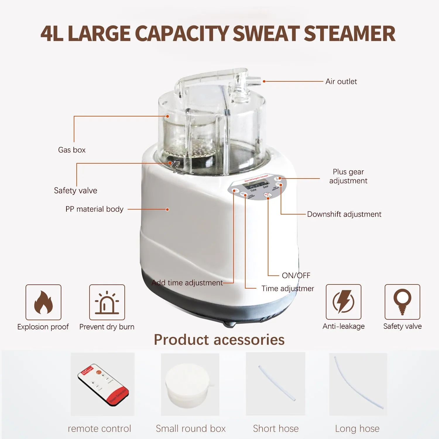 Portable Steam Sauna Tent for Home Included  Sauna Heater, Tent, Chair, Remote