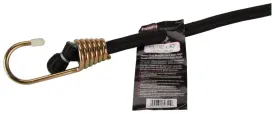 ProSource FH64084-1 Stretch Cord, 10 mm Dia, 40 in L, Polypropylene, Black, Hook End :EA: QUANTITY: 6