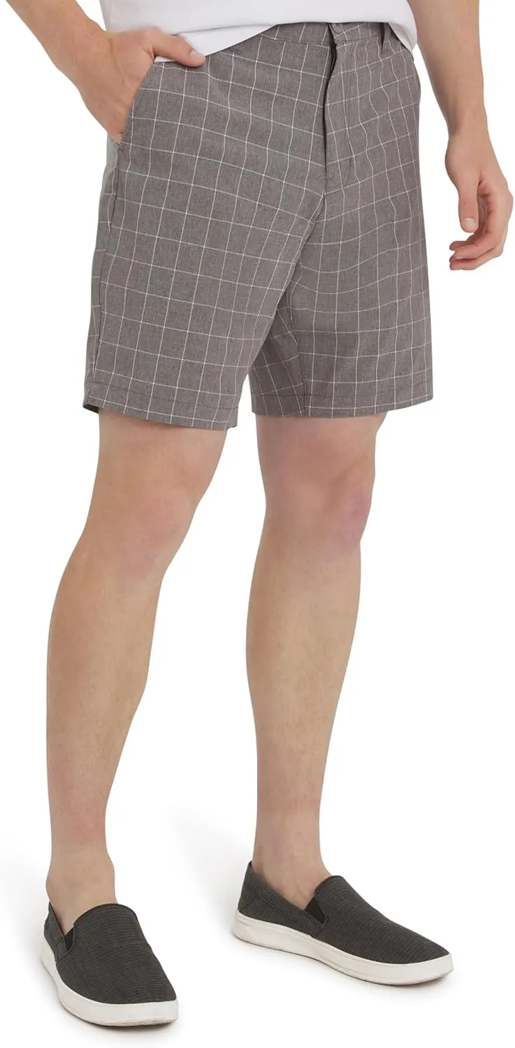 Quiksilver Men's Regular Fit Fixed Waist Water Friendly Active Hybrid Shorts