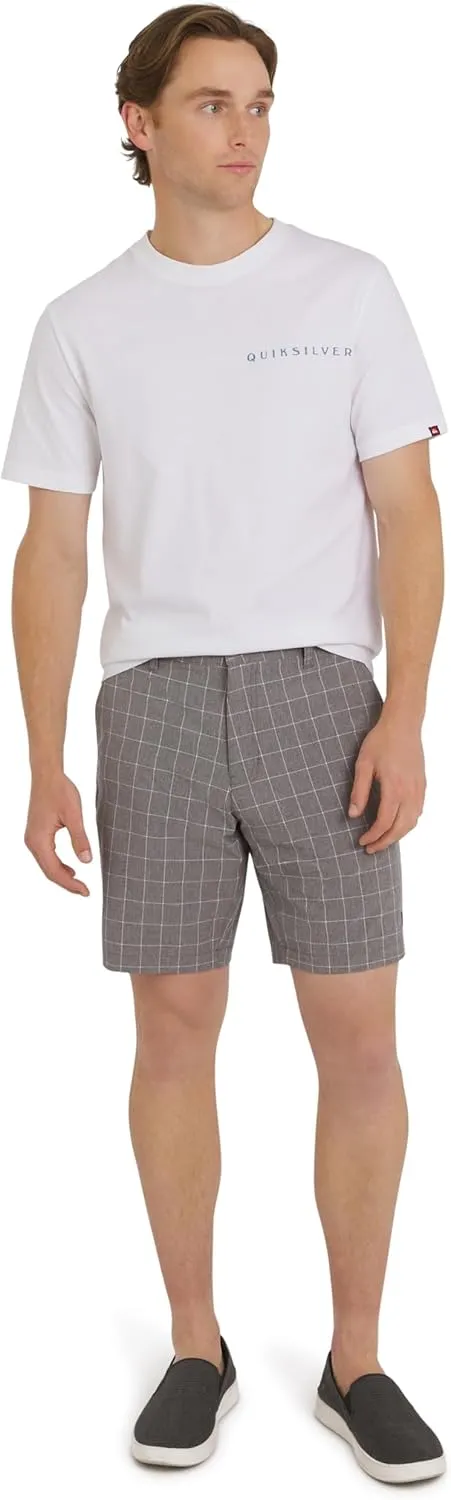 Quiksilver Men's Regular Fit Fixed Waist Water Friendly Active Hybrid Shorts
