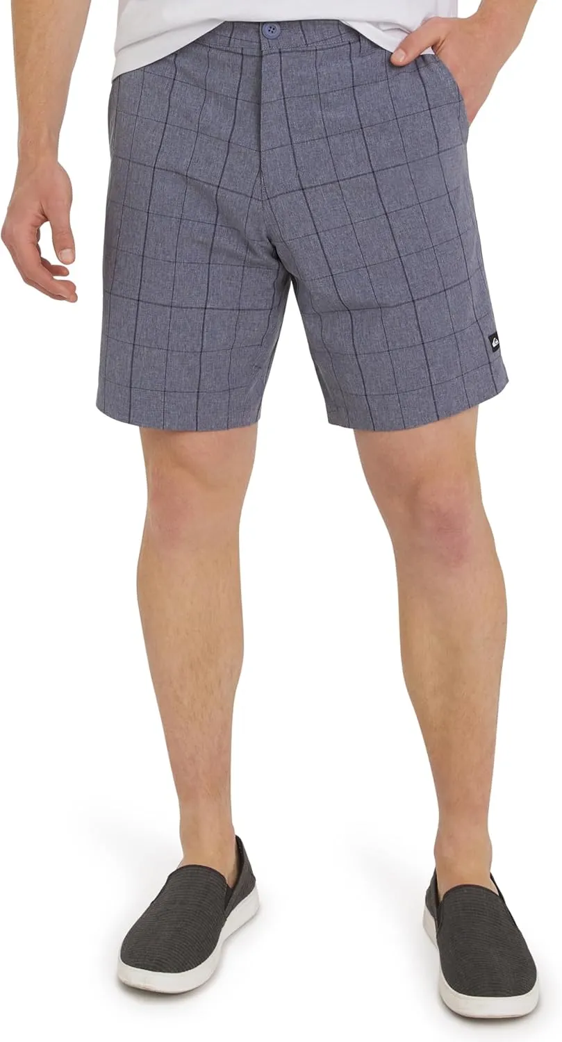 Quiksilver Men's Regular Fit Fixed Waist Water Friendly Active Hybrid Shorts