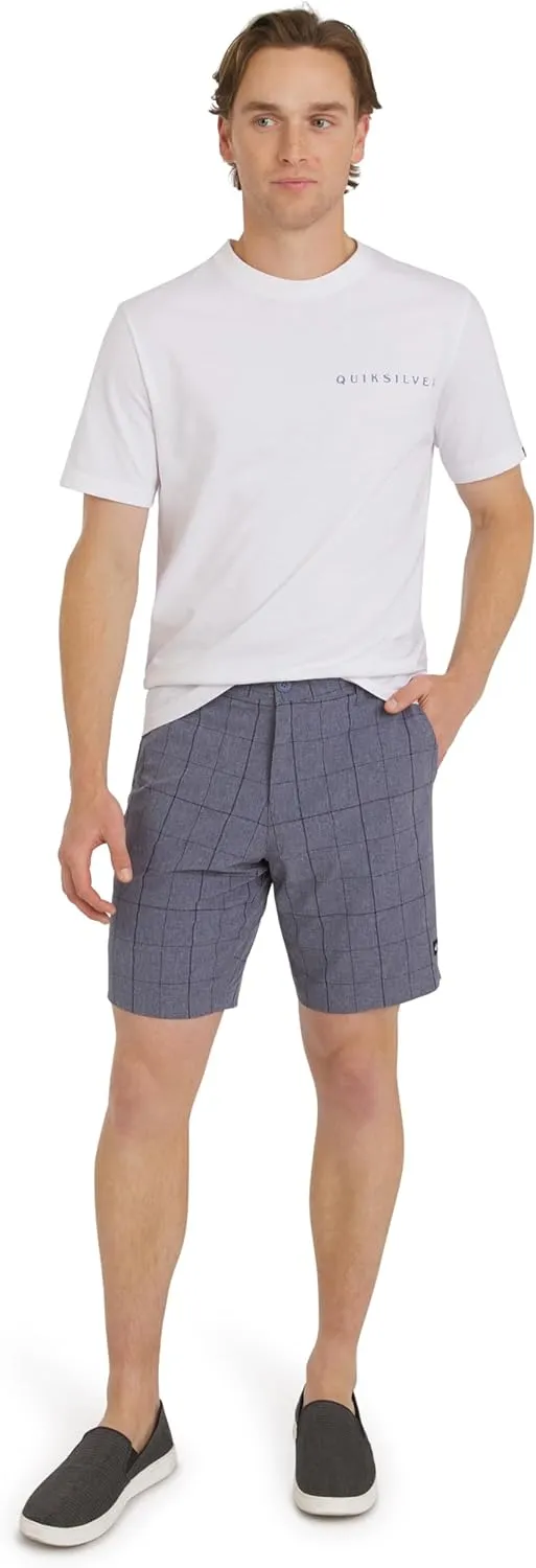 Quiksilver Men's Regular Fit Fixed Waist Water Friendly Active Hybrid Shorts