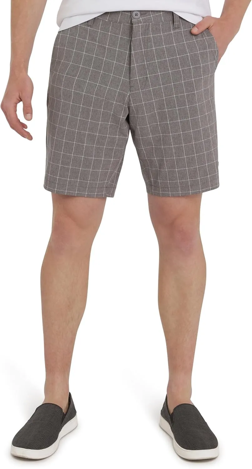 Quiksilver Men's Regular Fit Fixed Waist Water Friendly Active Hybrid Shorts