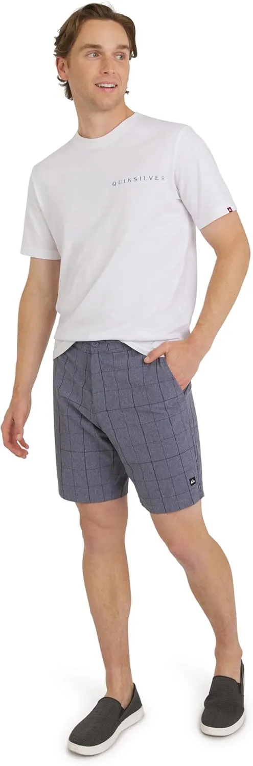 Quiksilver Men's Regular Fit Fixed Waist Water Friendly Active Hybrid Shorts