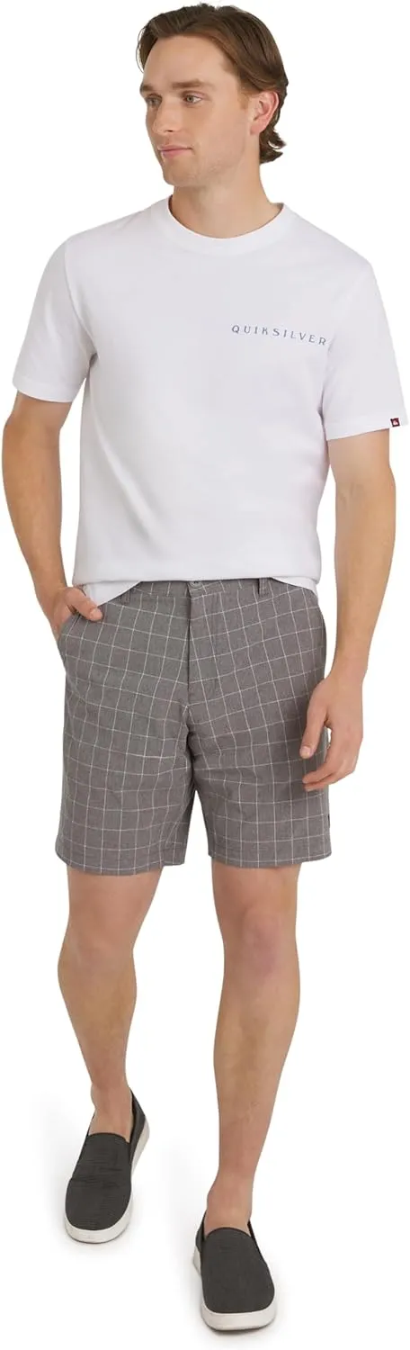 Quiksilver Men's Regular Fit Fixed Waist Water Friendly Active Hybrid Shorts