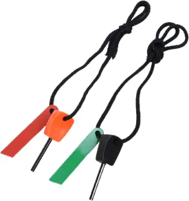QWEQWE 2 Pack Outdoors Mini Magnesium Rod Ferro rods Emergency Survival Fire Starter Kit Great for Camping Hiking Hunting BackpackinCamping Emergency Fire Starter