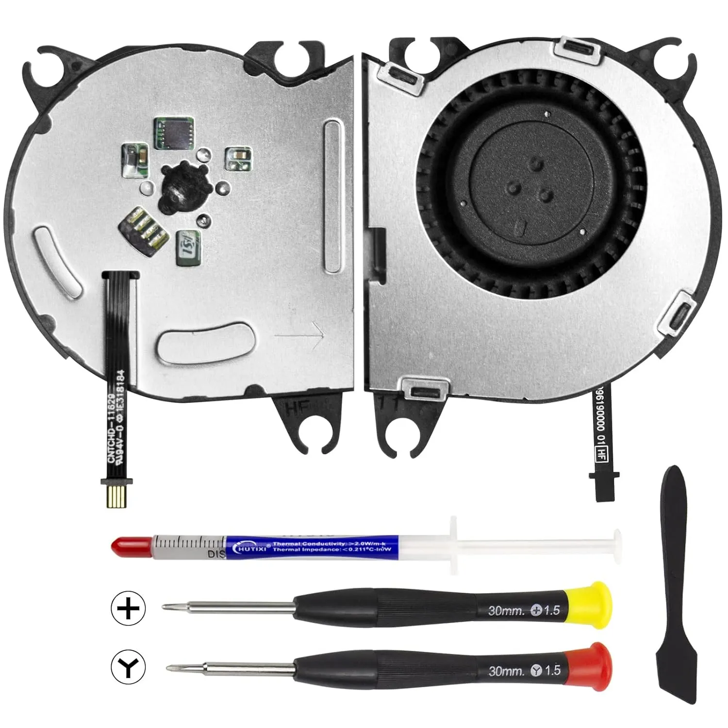 S-Union New Internal Cooling Fan Replacement for Nintendo Switch NS HAC-001 2017 Console (with Thermal Paste, Screwdriver and Spatula)
