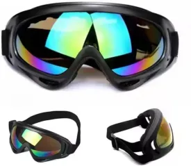 Ski Goggles for Adult Men & Women Snowboard Dirt bike Goggles, Bike or Motorbike - UV400 antifog, ATV, Jet Ski snow goggles, Camping Essentials with Rainbow Mirror Lens, UV protection