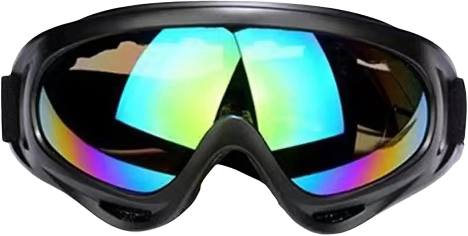 Ski Goggles Over Glasses Ski/Snowboard Goggles For Men, Women & Youth 100% UV Protection Foam Anti-Scratch Dustproof(Green)