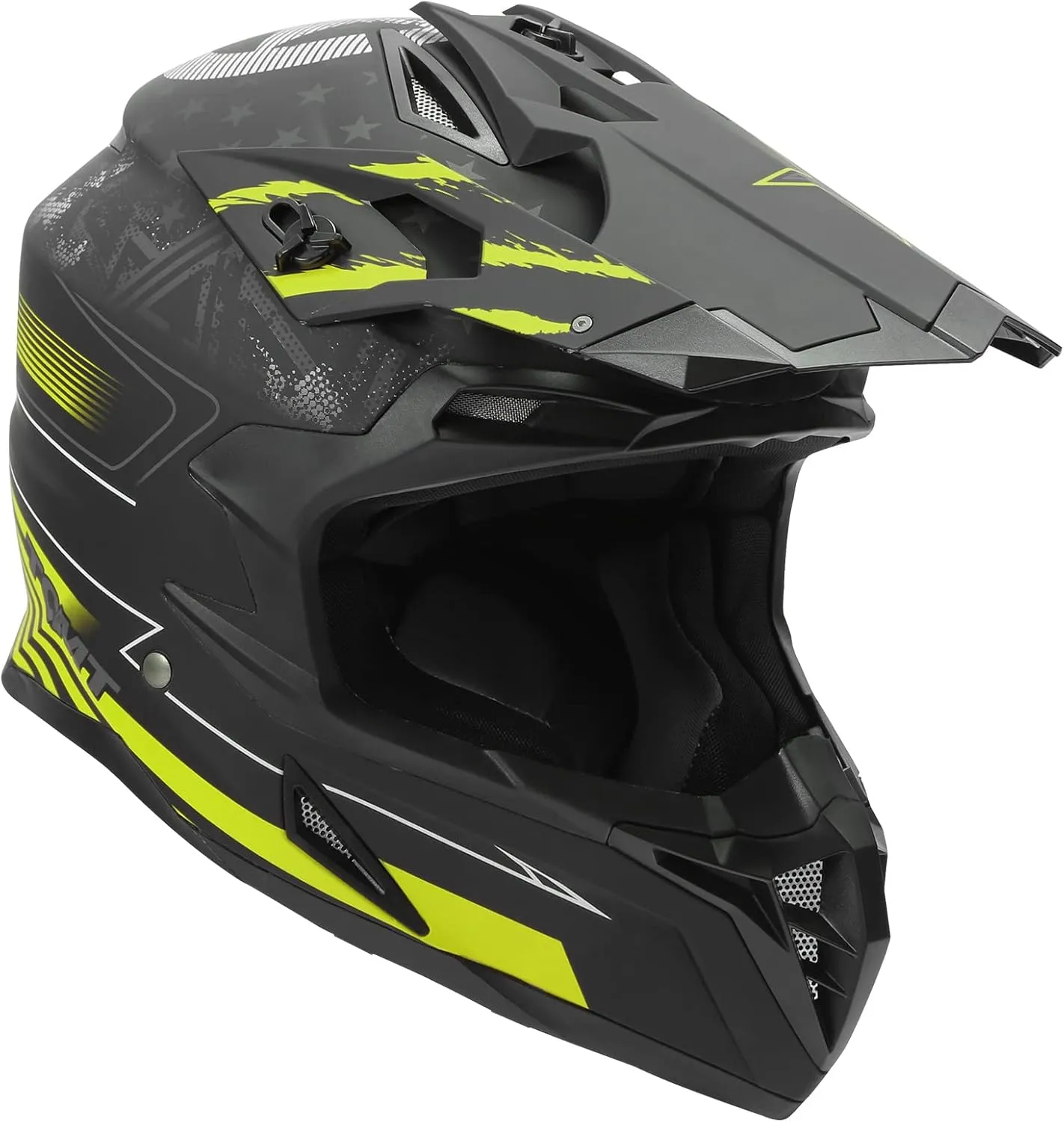 TCMT Unisex-Adult Motorcycle Full Face Off Road Helmet Dirt Bike Motocross ATV Mountain Bike MX Helmet DOT Approved