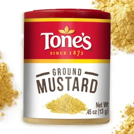 Tone's Ground Mustartd, 0.45 Ounce