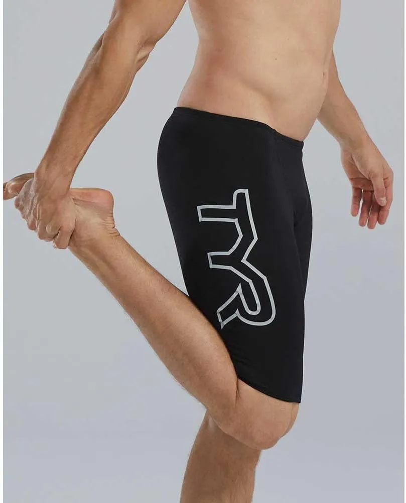 TYR Men's Durafast Elite Solid Jammer Swimsuit