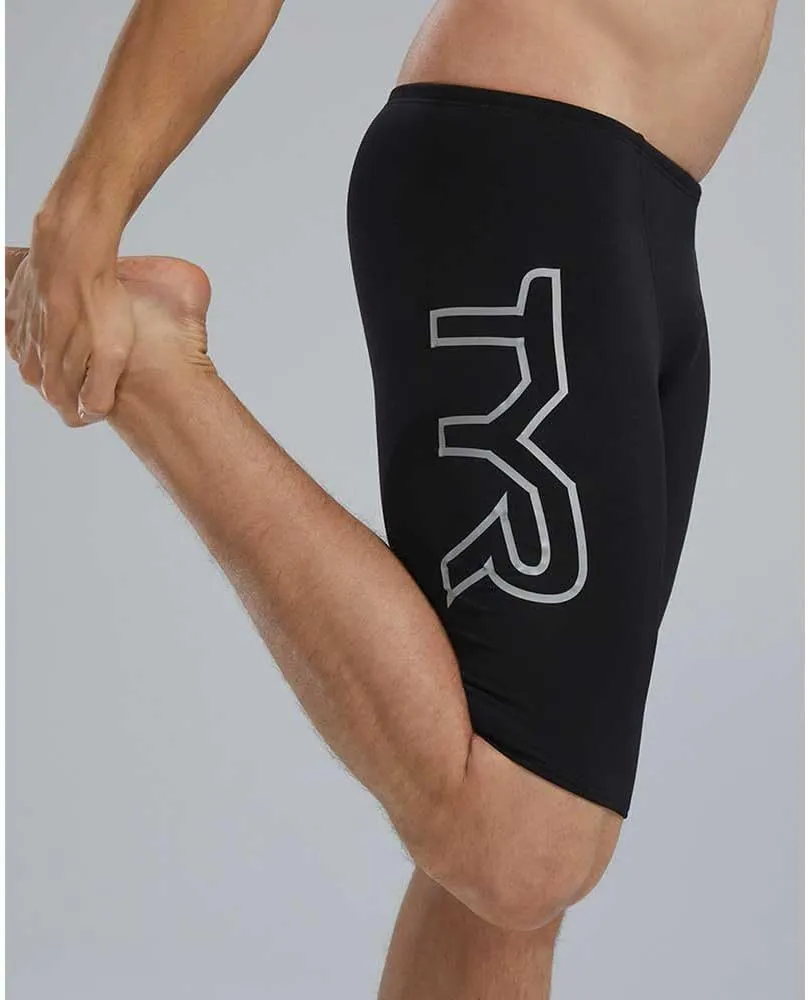 TYR Men's Durafast Elite Solid Jammer Swimsuit