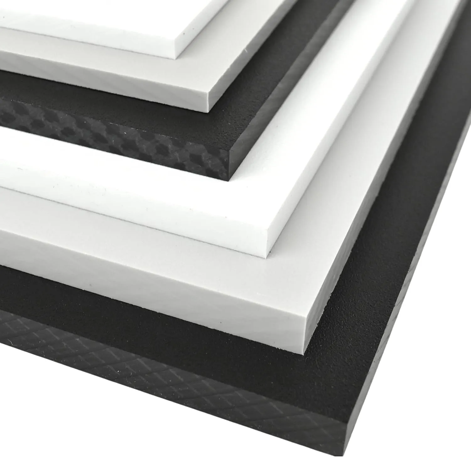 White HDPE Boat Board, Marine Grade Plastic Sheet 3/4" Thick, Nominal Size 24" x 27", High Density Polyethylene Panel