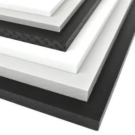 White HDPE Boat Board, Marine Grade Plastic Sheet 3/4" Thick, Nominal Size 24" x 27", High Density Polyethylene Panel
