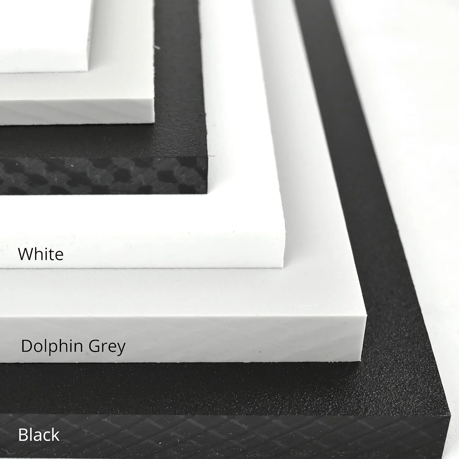 White HDPE Boat Board, Marine Grade Plastic Sheet 3/4" Thick, Nominal Size 24" x 27", High Density Polyethylene Panel