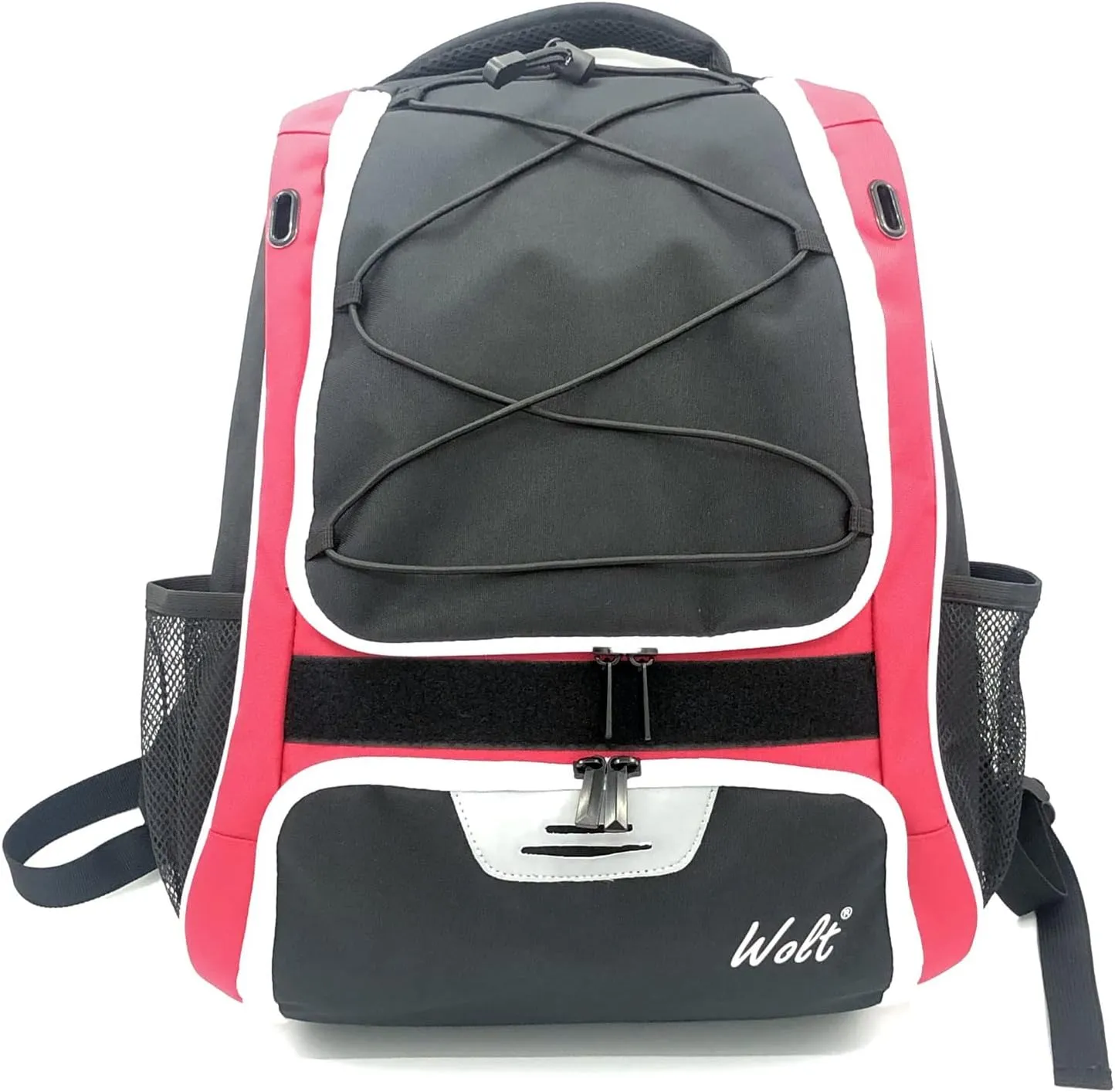 WOLT Youth Baseball Bag - Bat Backpack for Baseball, T-Ball & Softball Equipment & Gear, Bat & Glove Holder, Large Main Compartment for Helmet & accessories, Separate Shoes Compartment, Fence Hook