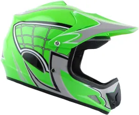 WOW Youth Kids Motocross BMX MX ATV Dirt Bike Moutain Helmet Storm Black